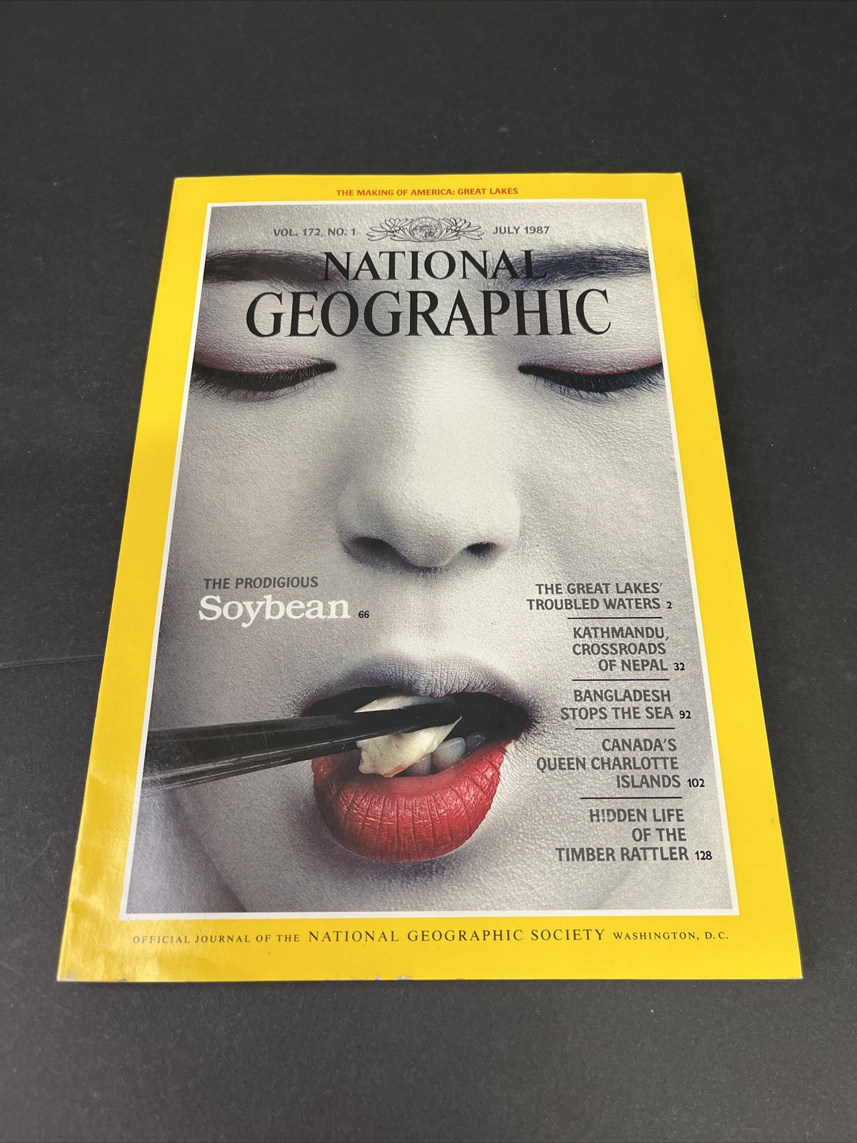 July 1987 National Geographic The Prodigious Soybean 