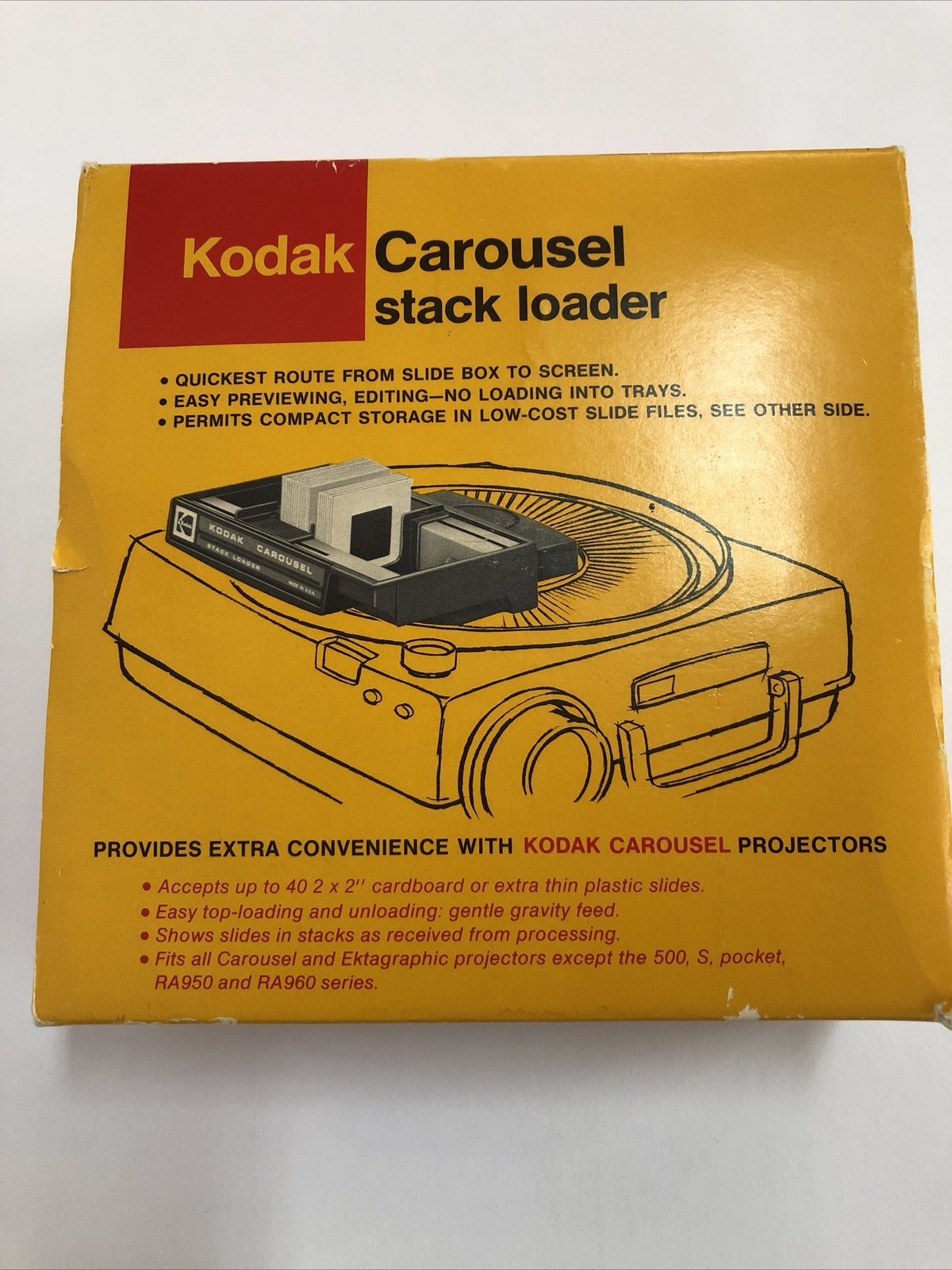 KODAK Carousel Stack Loader B40 For Series 600, 700, 800 & Ektagraphic