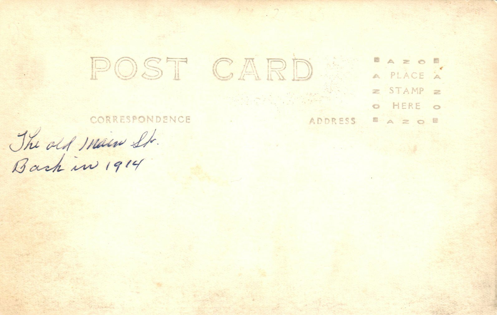 1914 Real Photo Main Street Sunfield Vintage Michigan MI Postcard 