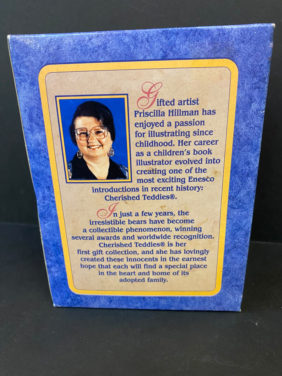 Enesco Cherished Teddies Teddy Bears Cup of Kindness In Box Vintage Enesco