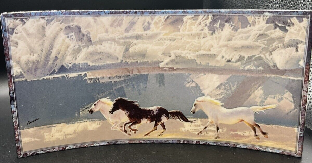 Bradford Freedom’s Triumph Freedom of the Sea Horse Porcelain Plate A0282