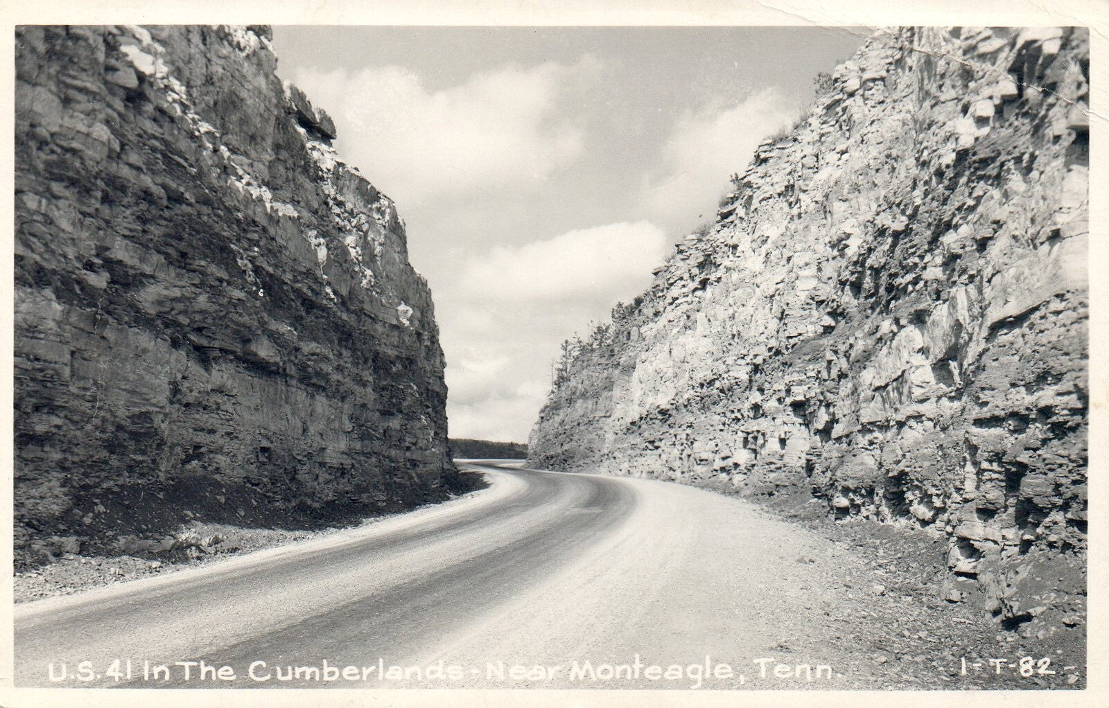 RPPC Real Photo In The Cumberland Gap Near Monteagle Tenn  Tennessee TN Postcard