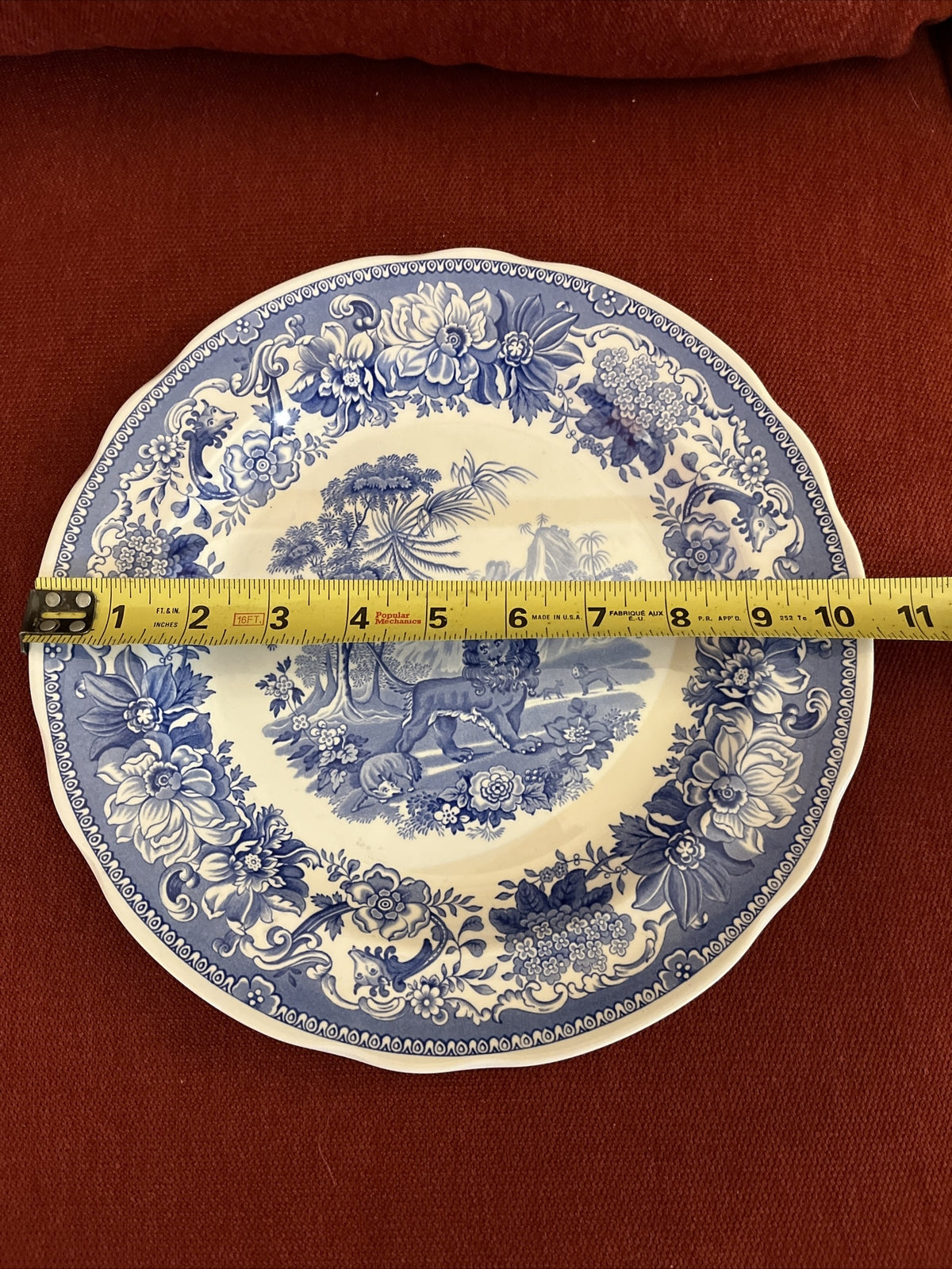 SPODE BLUE ROOM COLLECTION SERIES "Aesops Fables" Comes With Plate Hanger