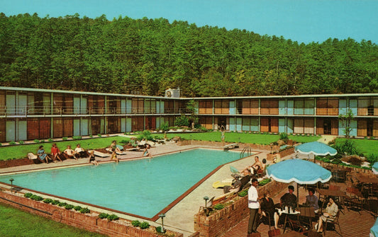 Motel Holiday Inn 1125 E Grand Ave HW 70 E Hot Springs AR Arkansas Postcard