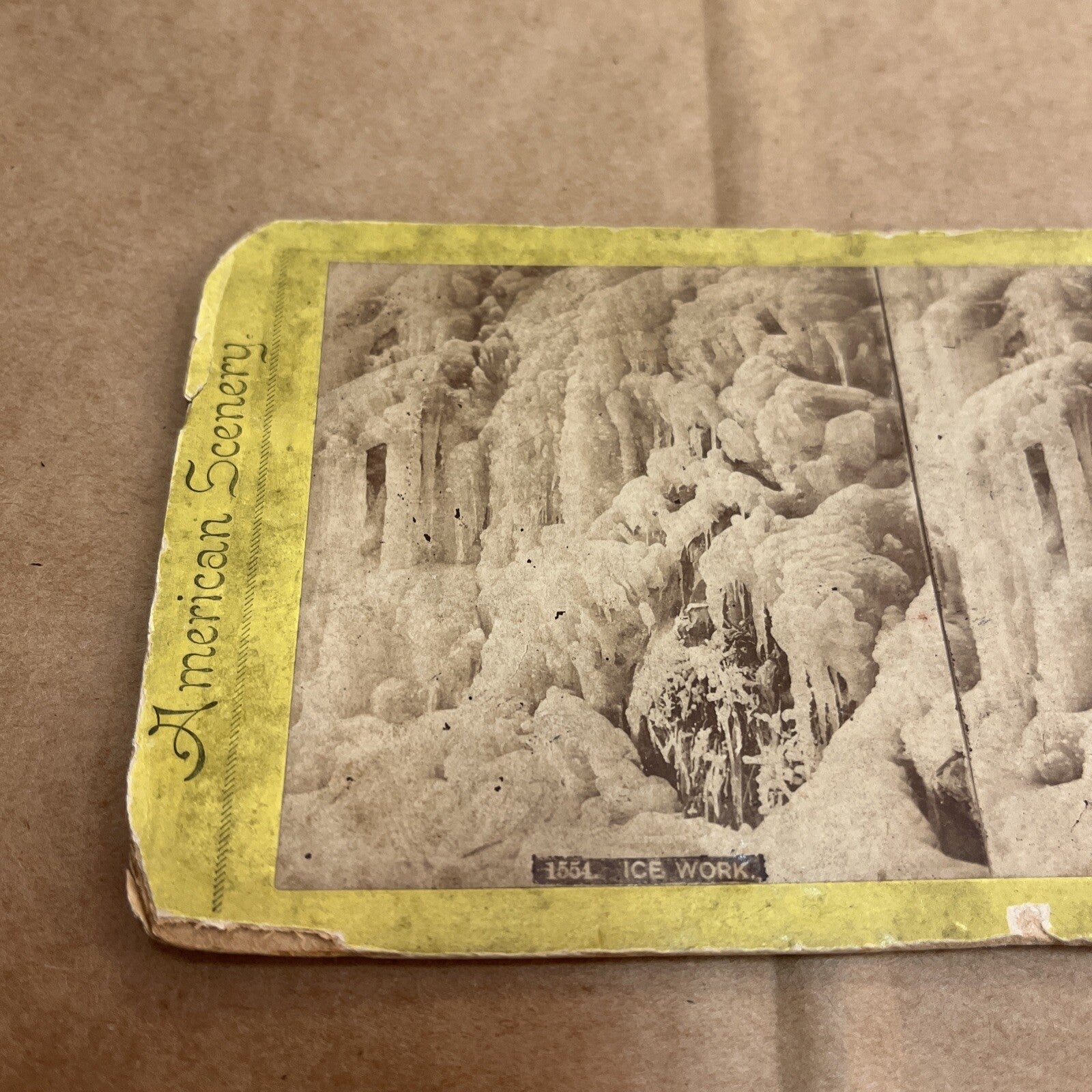 AMERICAN SCENERY POLYCHROME STEREOVIEW Color Card
