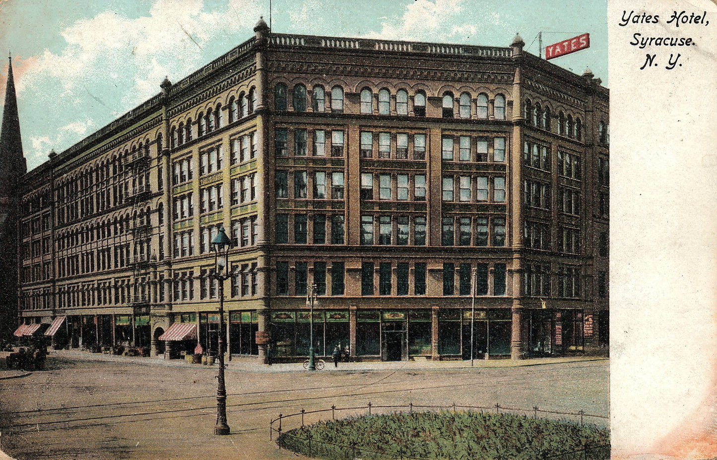 Yates Hotel Syracuse NY Vintage Postcard