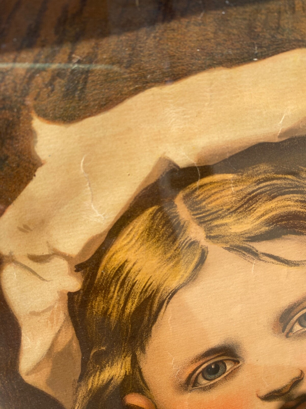 PIERRE DE CONINCK  "The Strawberry Girl" Signed  24 X 20" Wood Frame