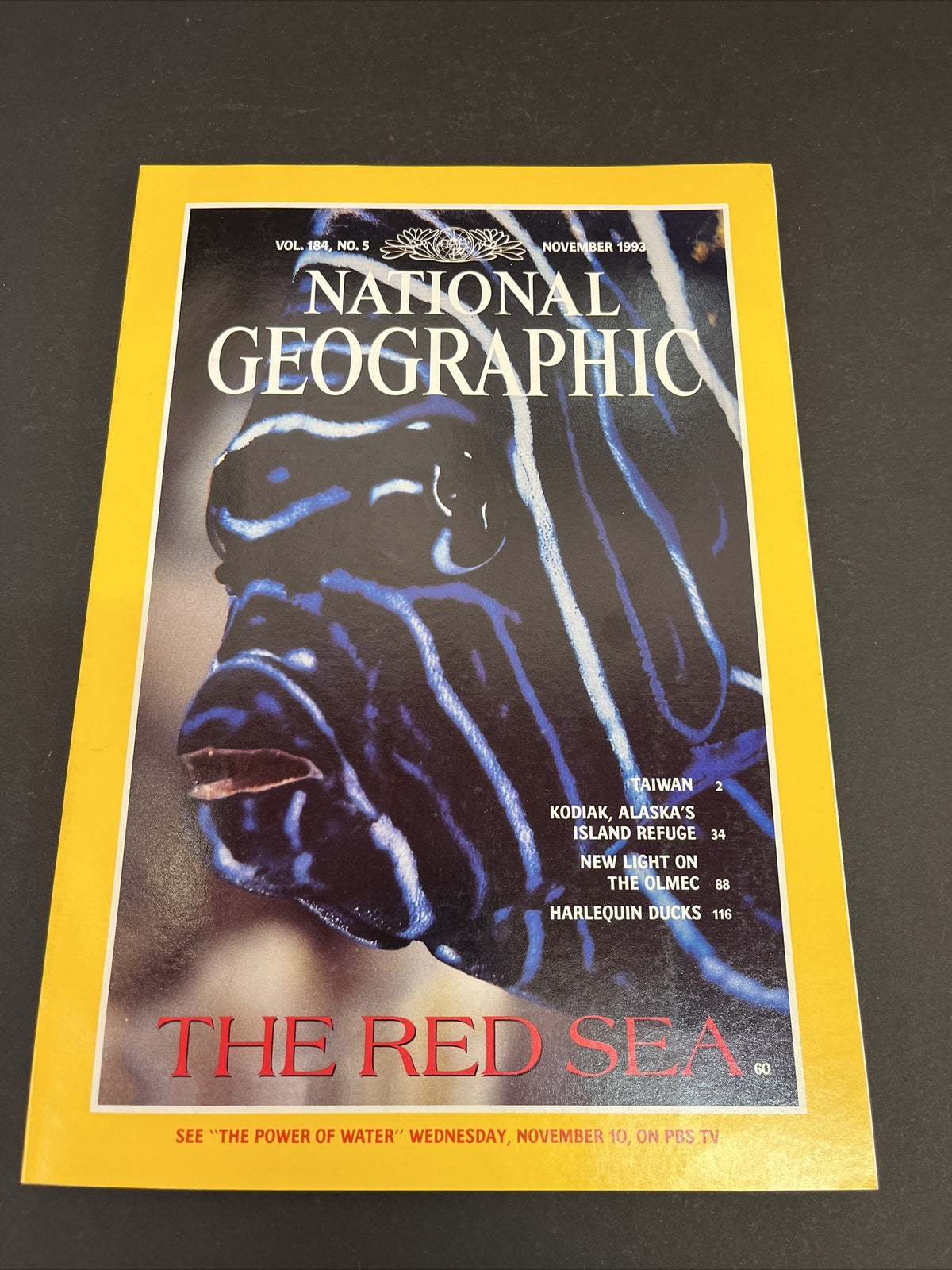 November 1993 National Geographic Magazine "The Red Sea" 