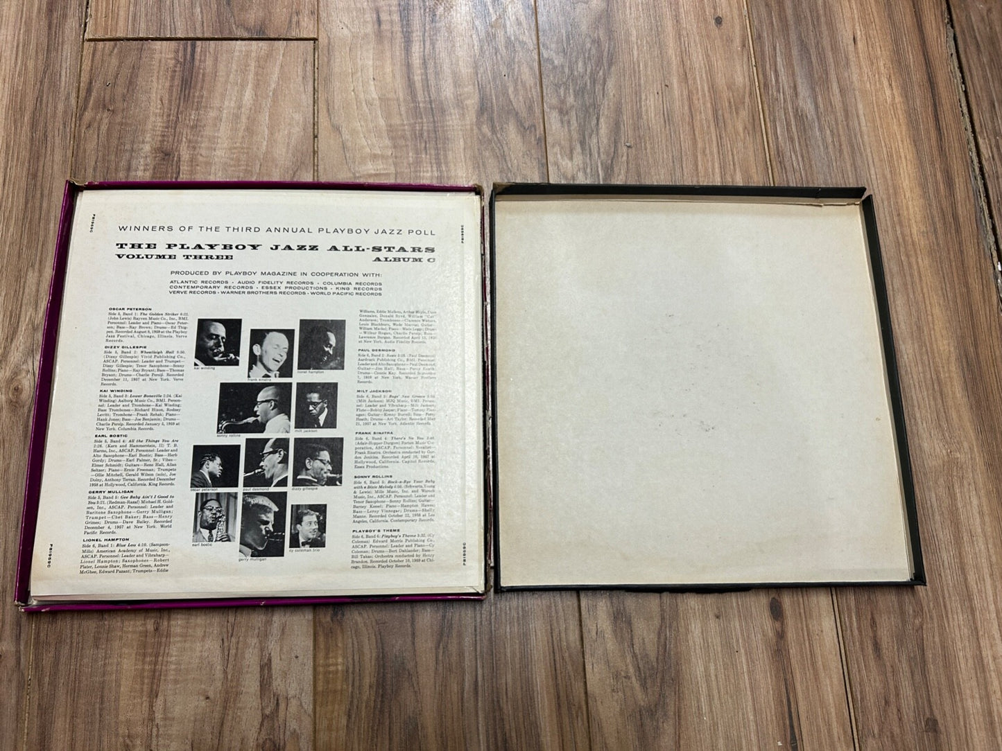 The Playboy Jazz All-Stars Volume 3 1960 3x Vinyl LP Album PB1959 Box Set Book +