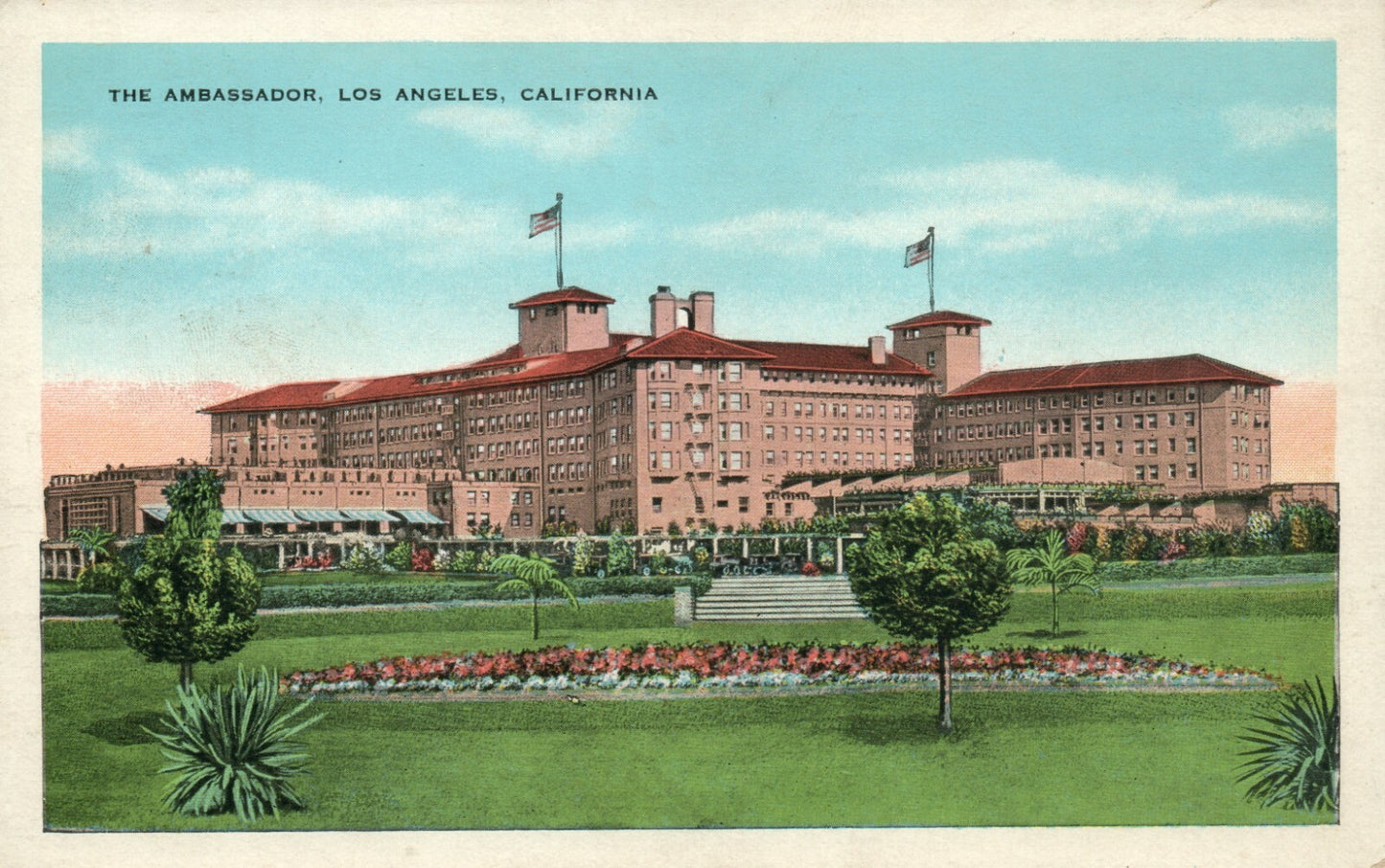 The Ambassador Los Angeles California CA Postcard