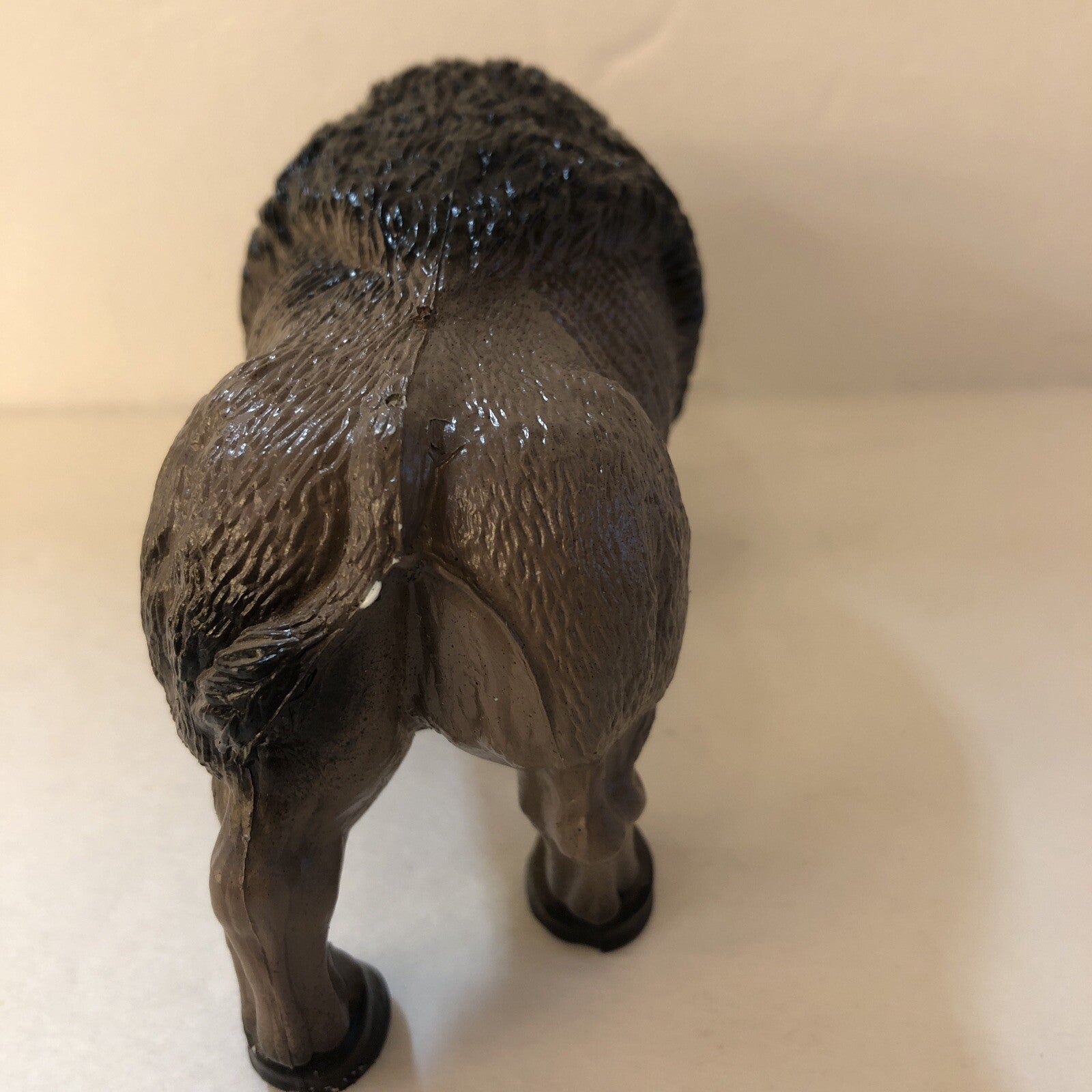 American Bison Buffalo Toy Hard Plastic Western Americana c1998
