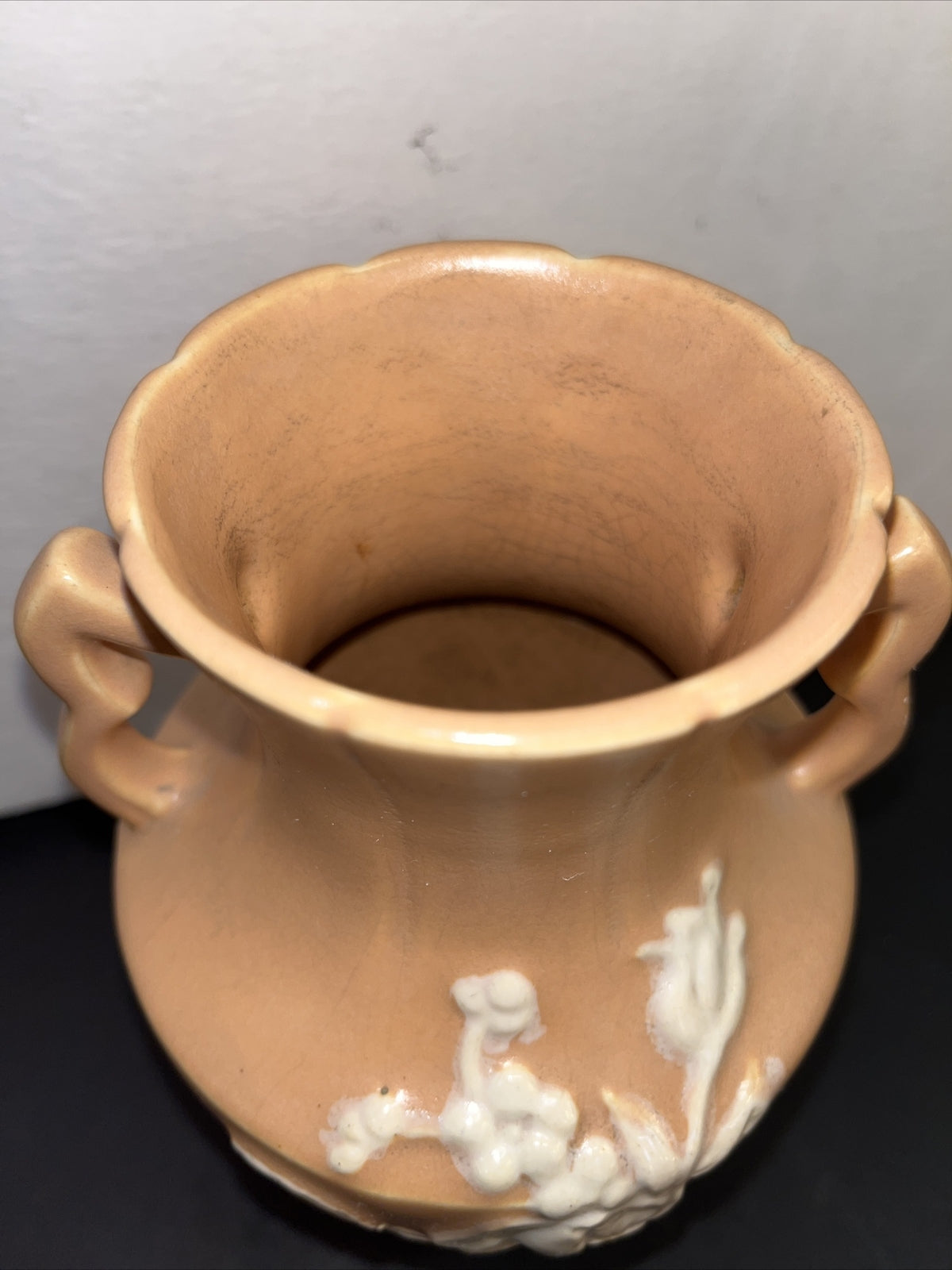  Vintage Weller Pottery Vase/Planter  Pink/Peach color 