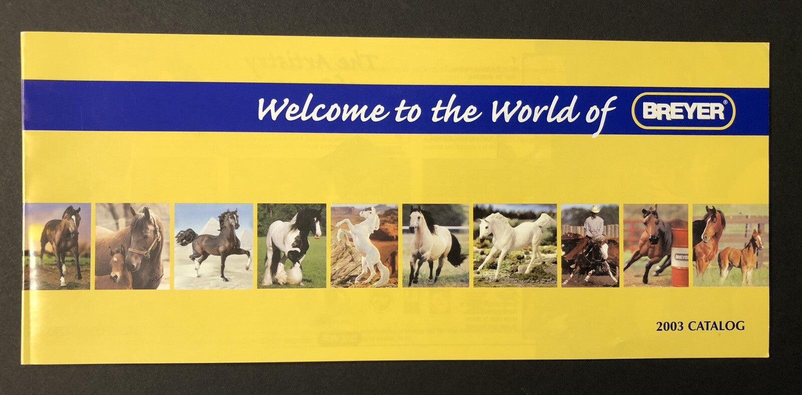 2003 Welcome to World of Breyer Catalog booklet pamphlet brochure horse statues