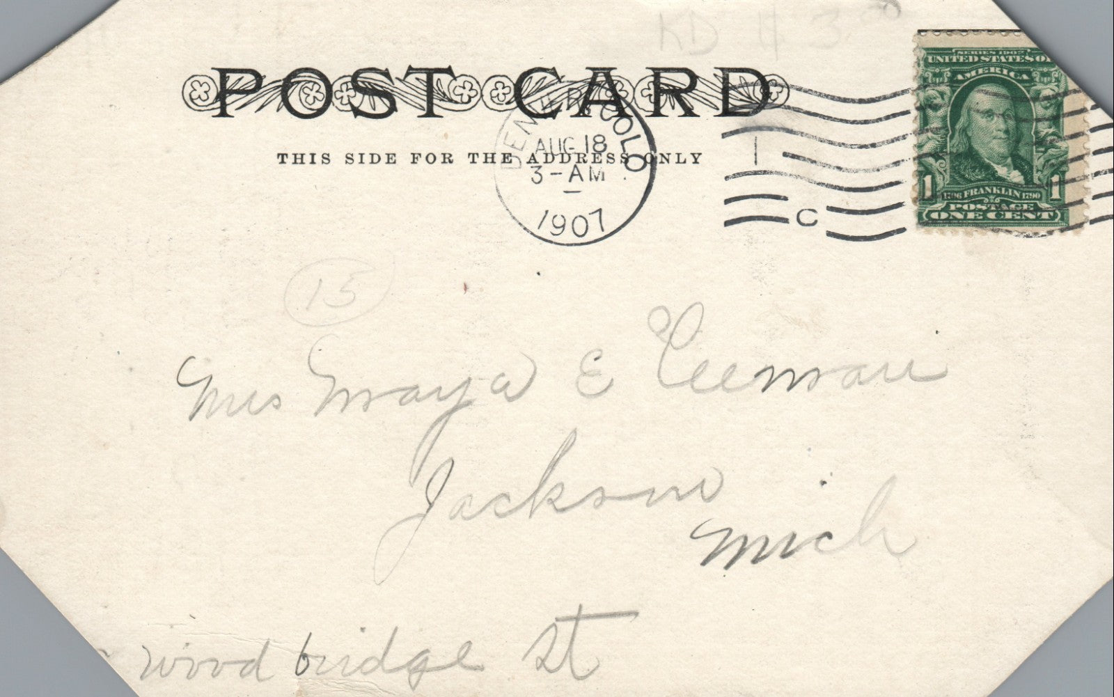 Boulder CO Colorado State University Postcard