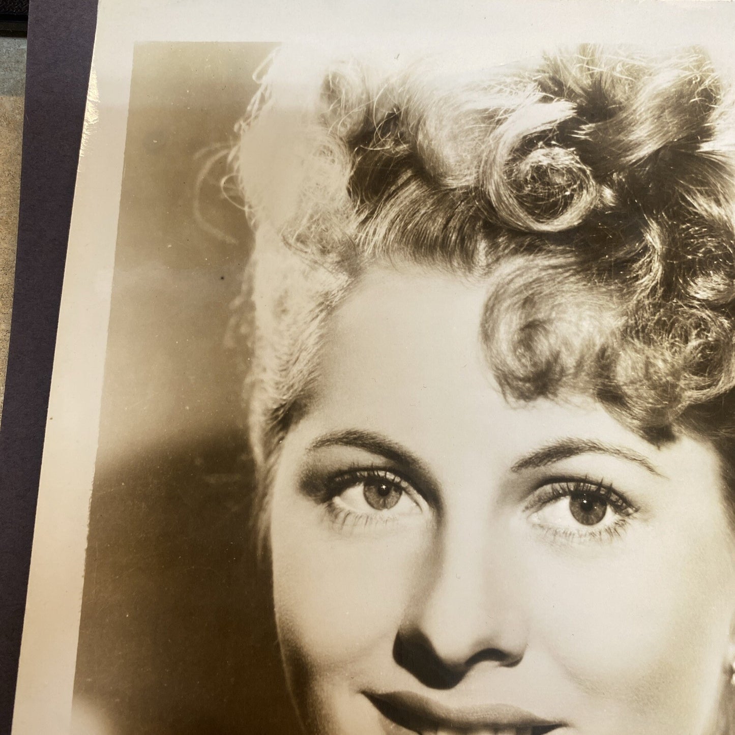 Hollywood Movie Star Joan Fontaine Real PHOTO 8 x 10  501A