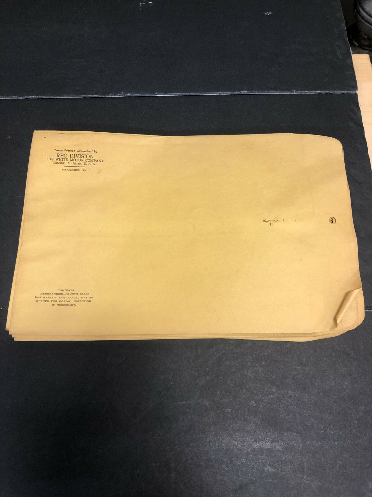 REO DIVISION THE WHITE MOTOR COMPANY LANSING MI 24 Envelopes Ephemera 