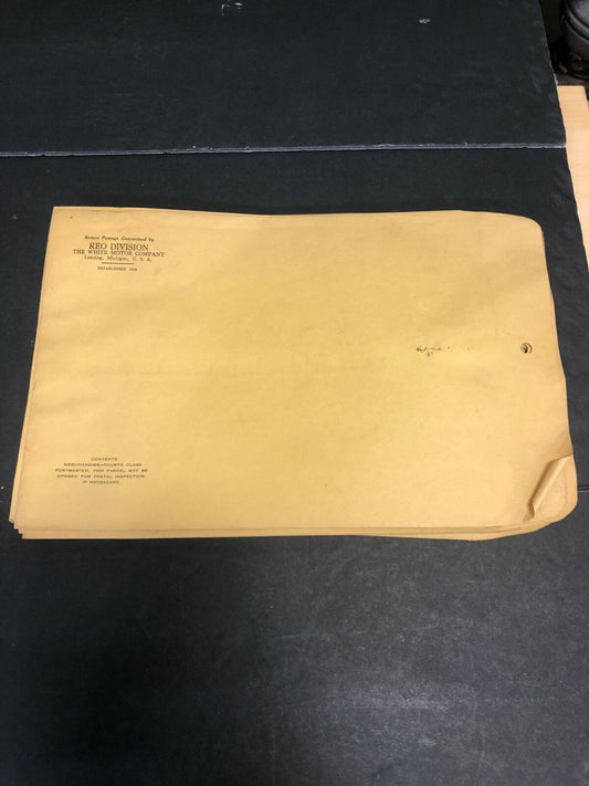 REO DIVISION THE WHITE MOTOR COMPANY LANSING MI 24 Envelopes Ephemera 