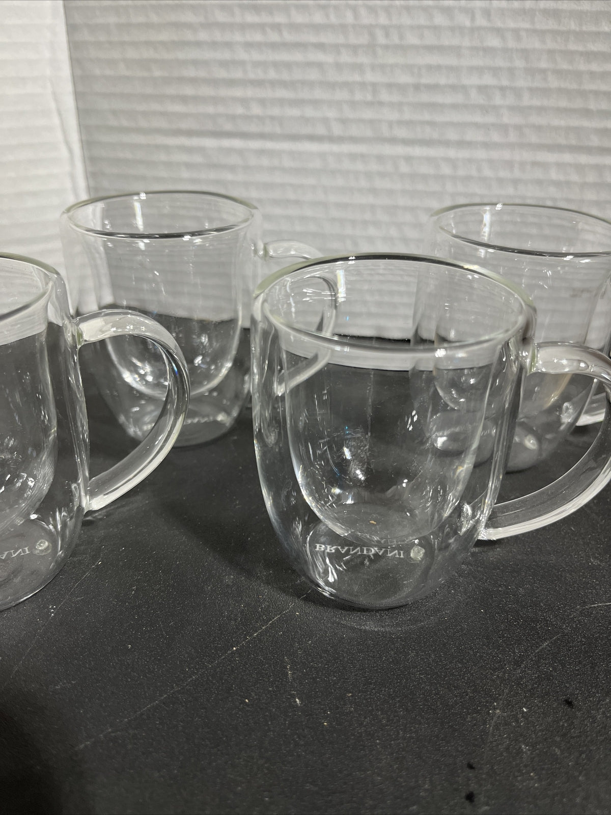 Brandani Double Walled Glass Expresso Shot Cup Mugs Coffee Tea