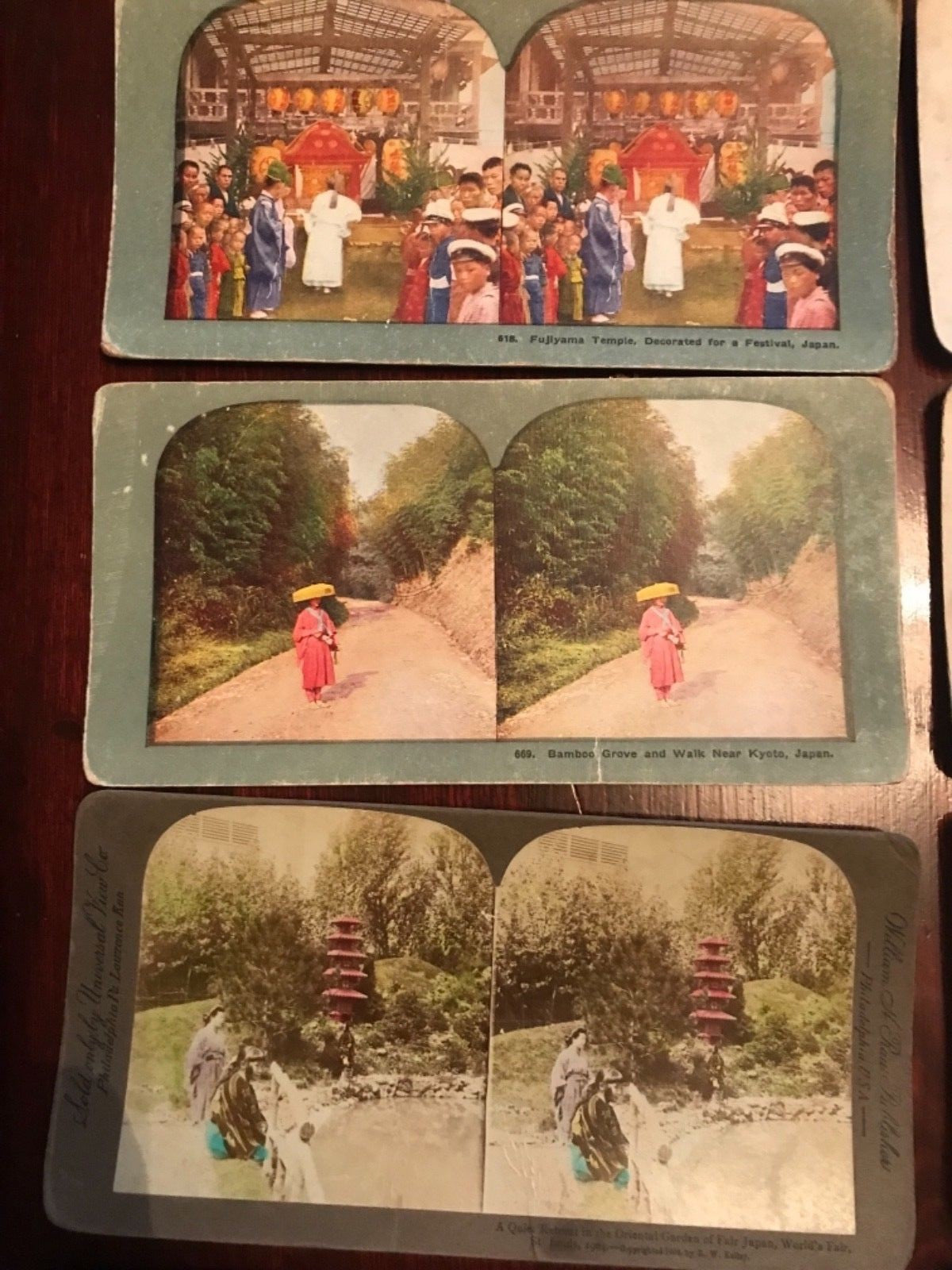 9 1905 stereoview series Japan soldier Japanese military army Kyoto Tokyo 