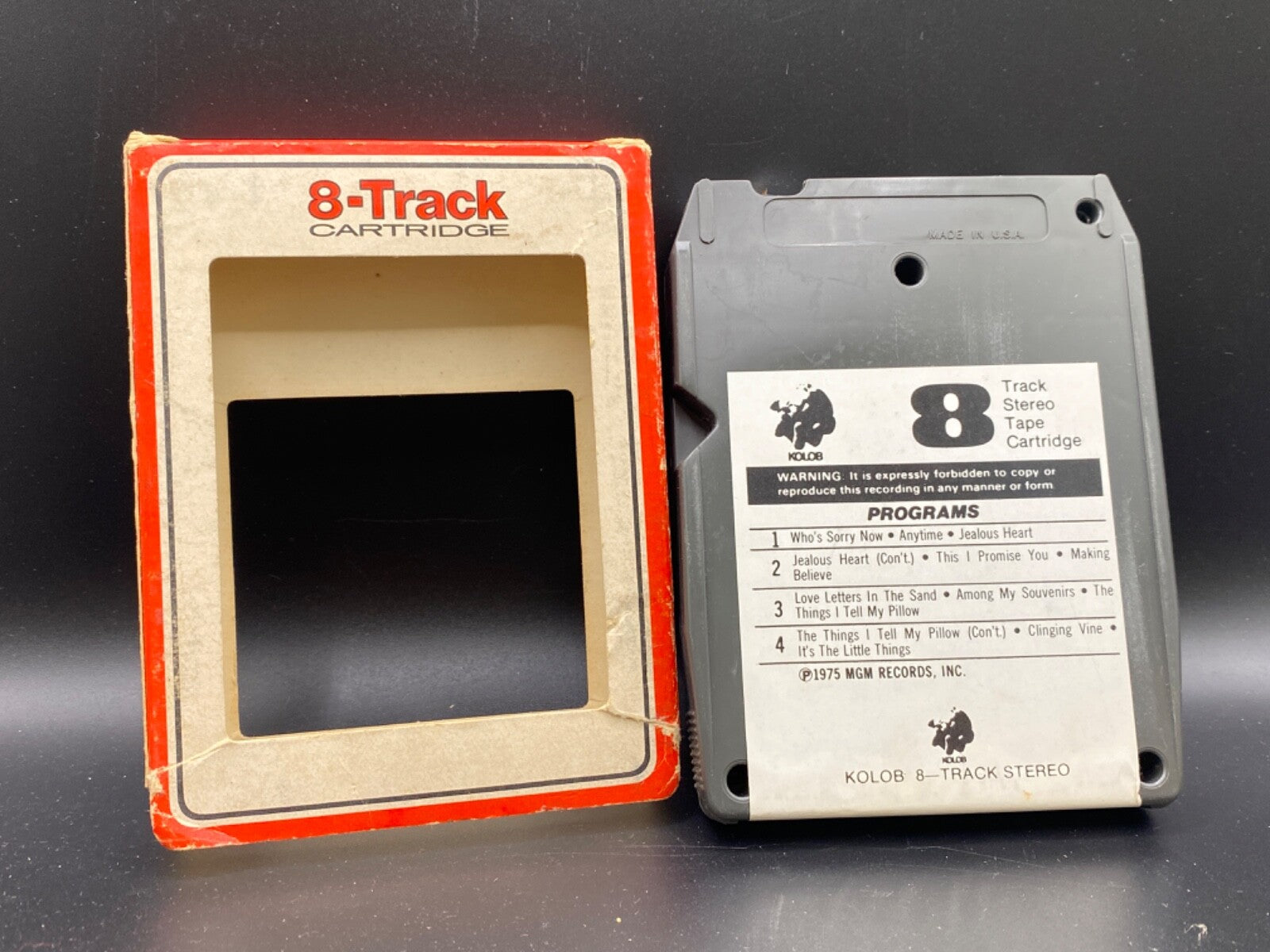 Vintage 8 Track Marie Osmond Who's Sorry Now