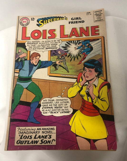 SUPERMAN'S Girlfriend Lois Lane DC Comic January Issue Number #46 