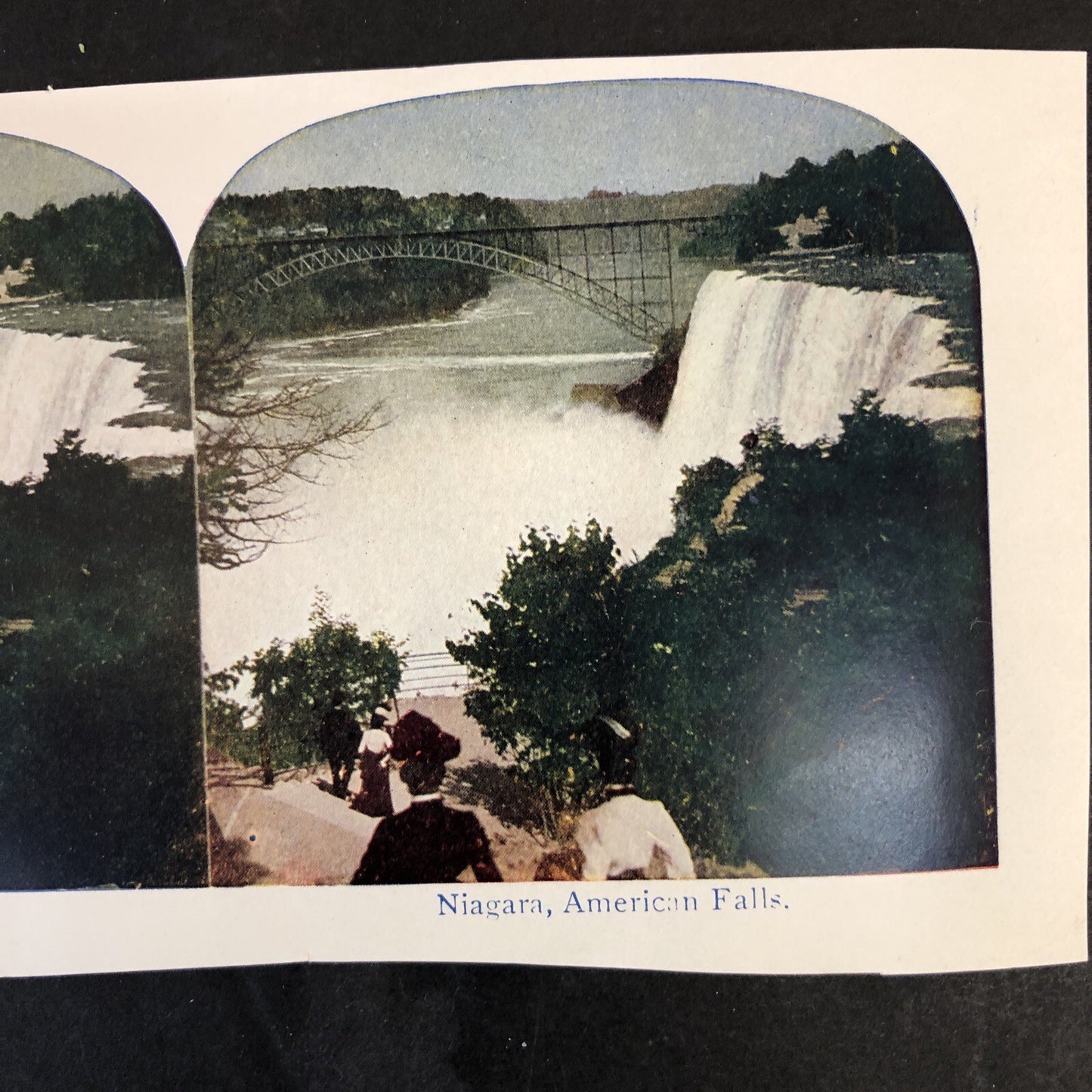 RARE Stereoview Paper Cards Niagara Falls America Lot of 2