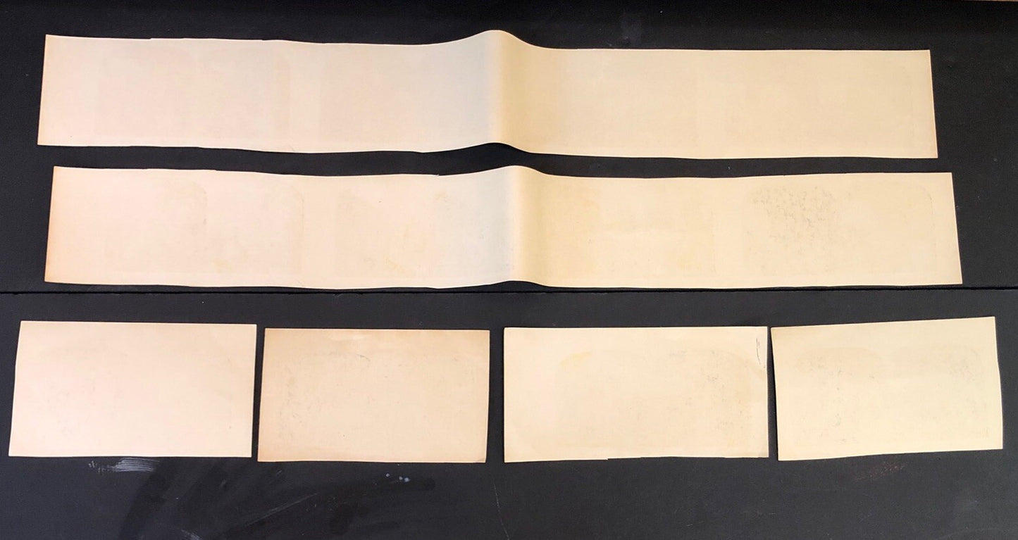 Stereoview Paper Cards Biblical Scenes Jesus Birth to Death Lot of 12