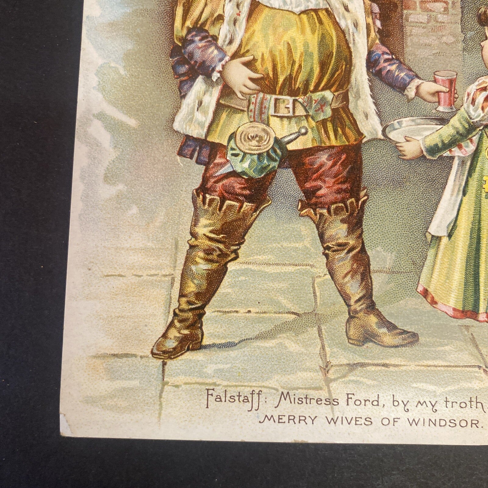 Romeo & Juliet 1895 Dr Kings New Discovery Shakespeare Victorian Trade Card No 3