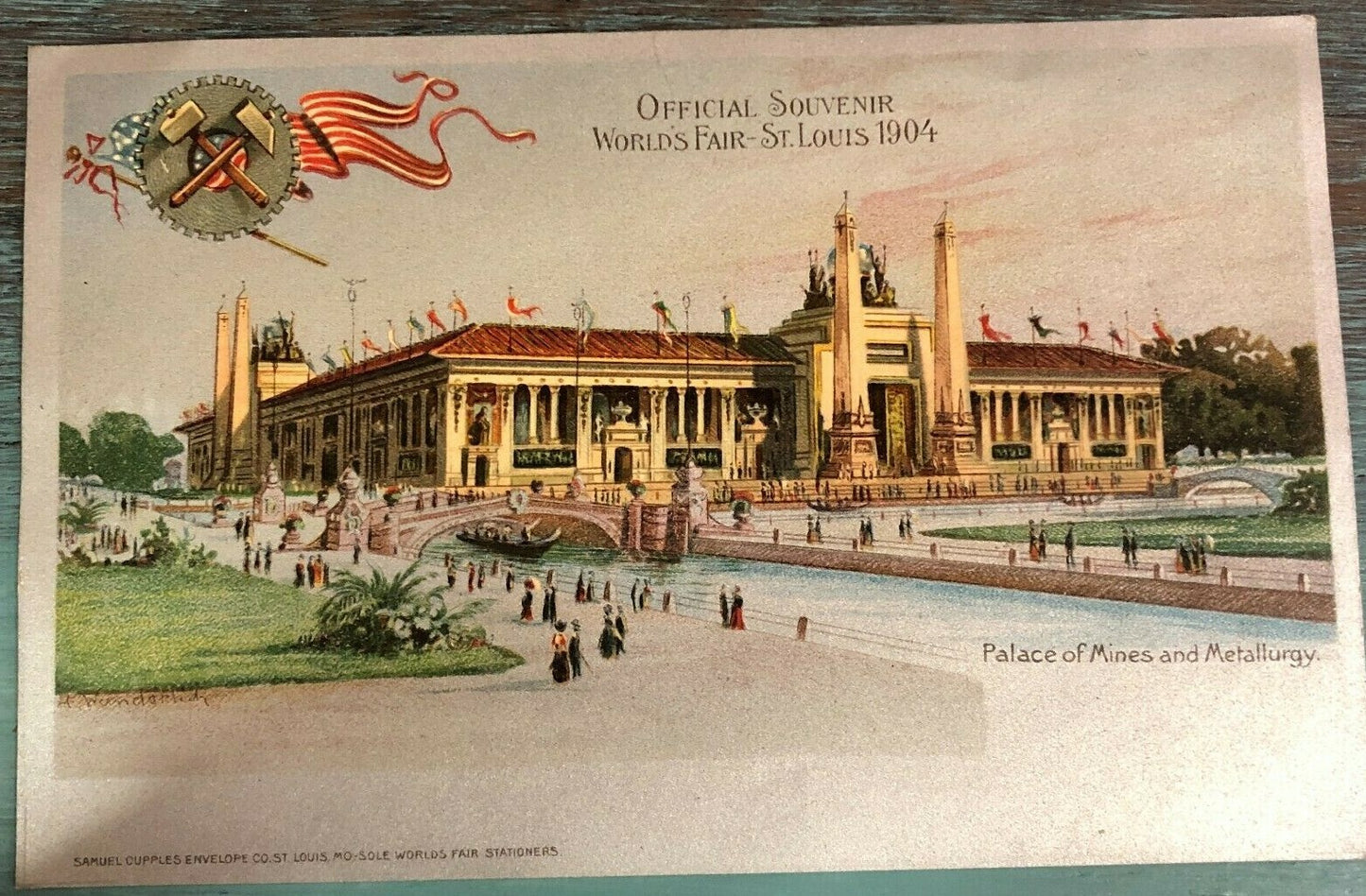 1904 HTL Saint St Louis World's Fair MO Missouri Hold to the Light Palace Mines 