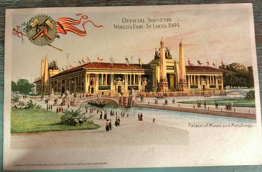 1904 HTL Saint St Louis World's Fair MO Missouri Hold to the Light Palace Mines 