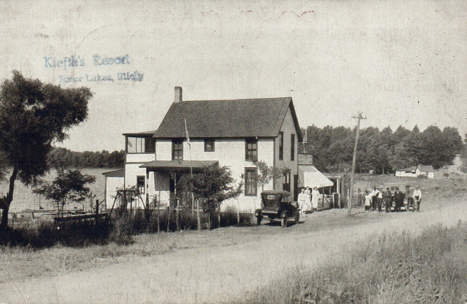 Kieft's Resort Near Sisters Lake Michigan MI Postcard