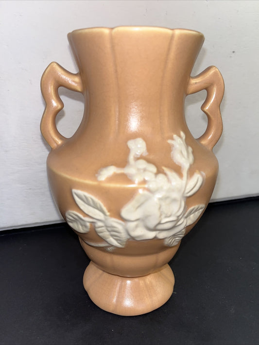  Vintage Weller Pottery Vase/Planter  Pink/Peach color 