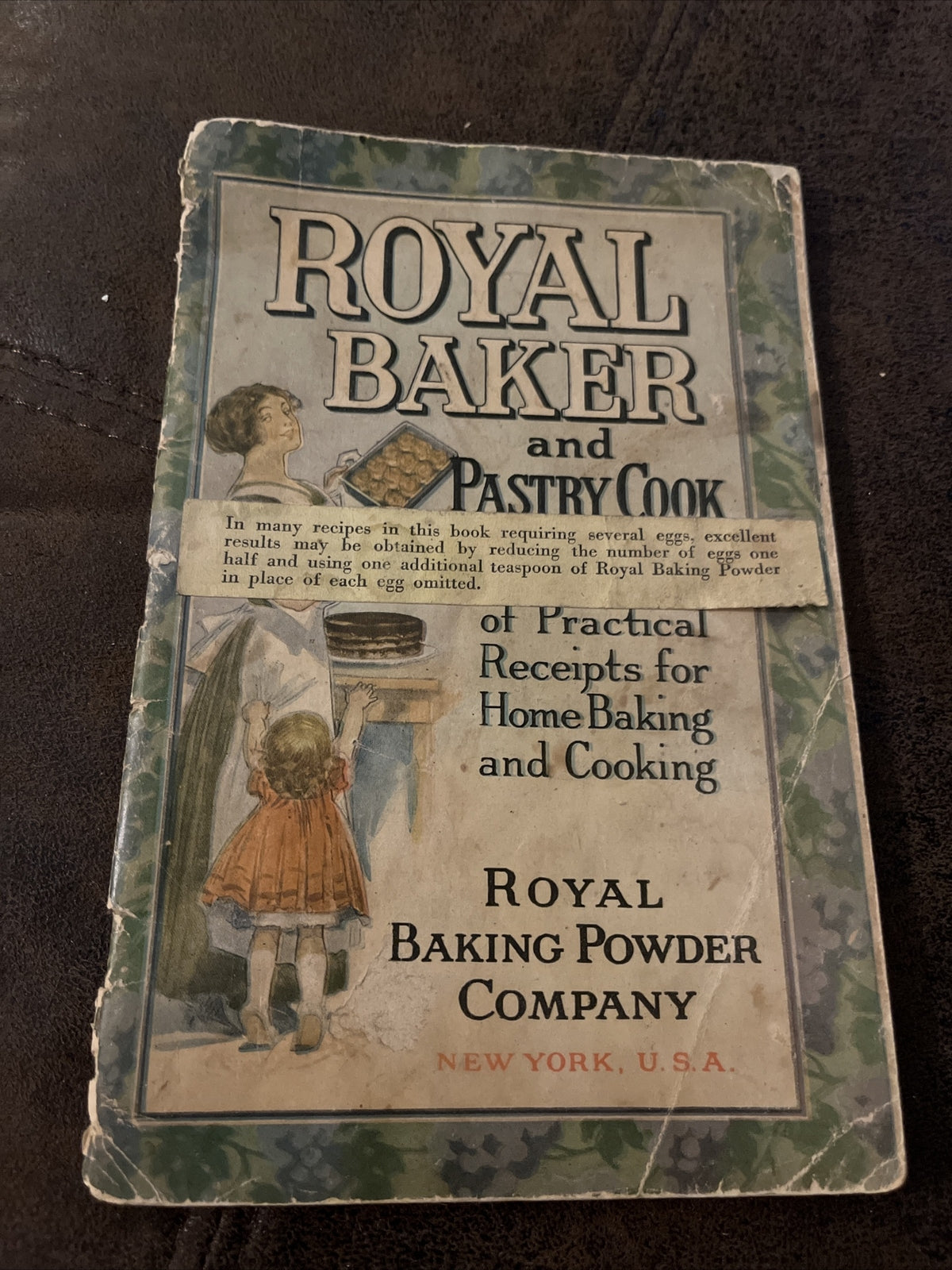 Vintage 1911 Royal Baking Powder Co “Royal Baker And Pastry Cook”
