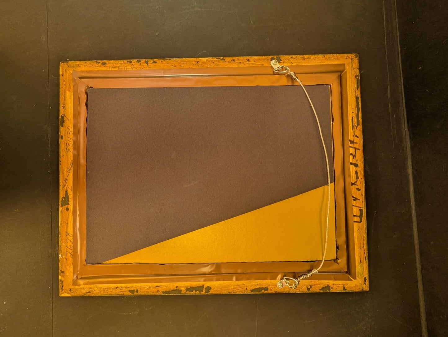 Hand Painted German Porcelain Plaque, Contemplation After Piot Gold Frame KPM ?