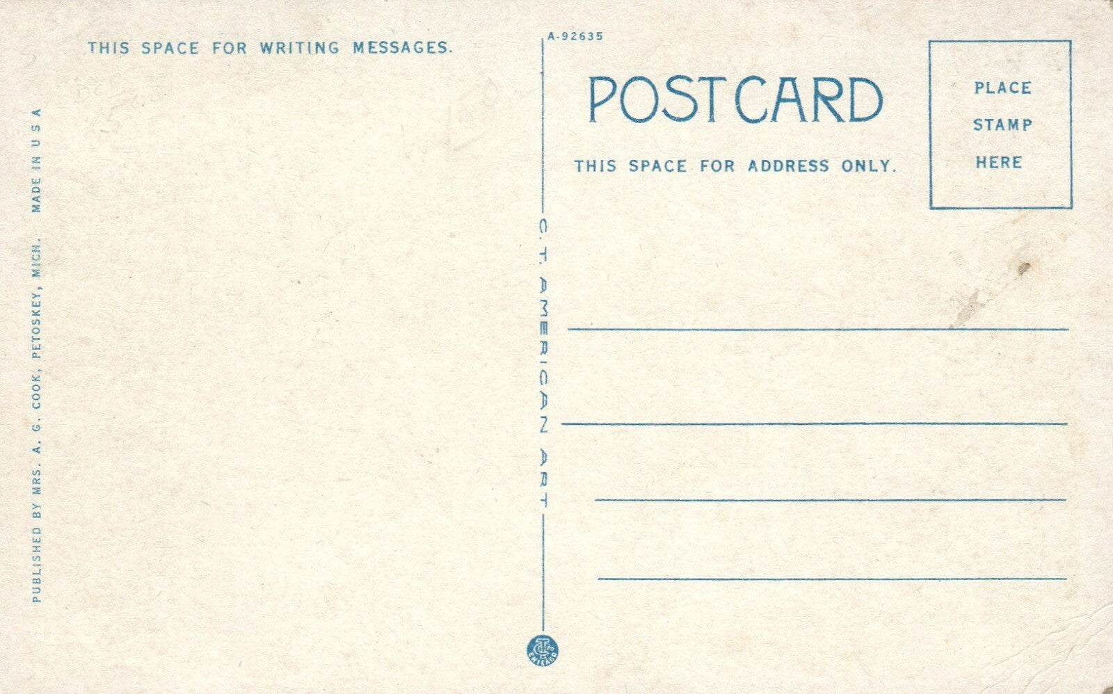 Railroad Station, Bay View Michigan Mich MI Postcard