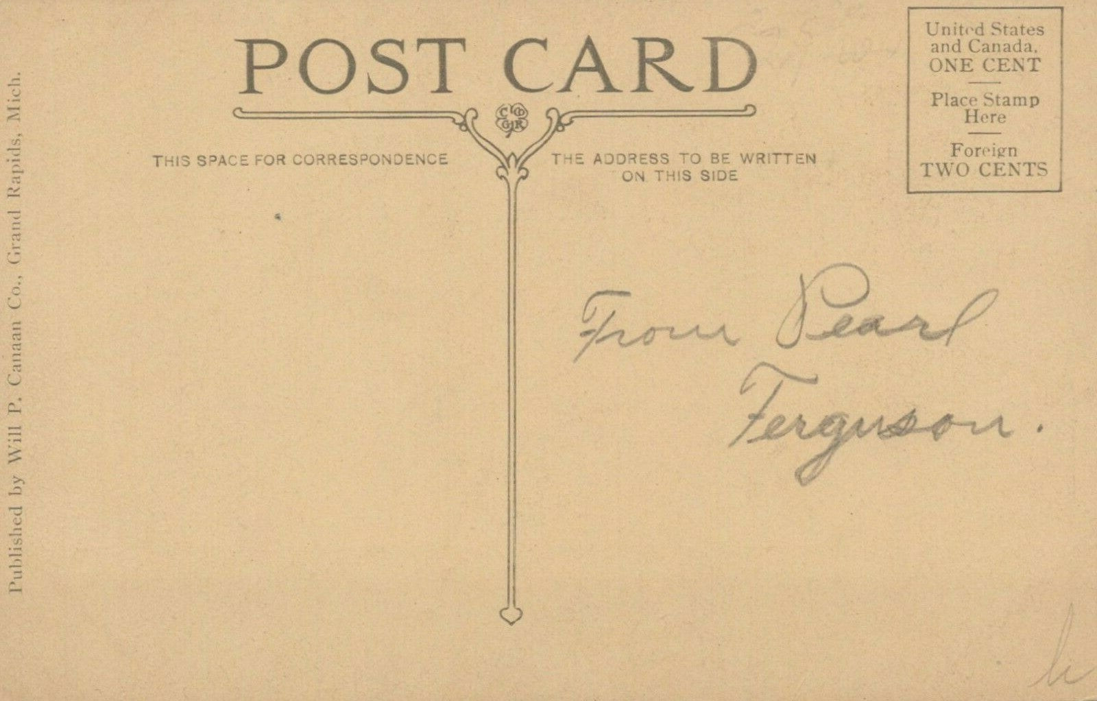 Building No. 4 P.M. Station Ionia Michigan MI Mich Postcard