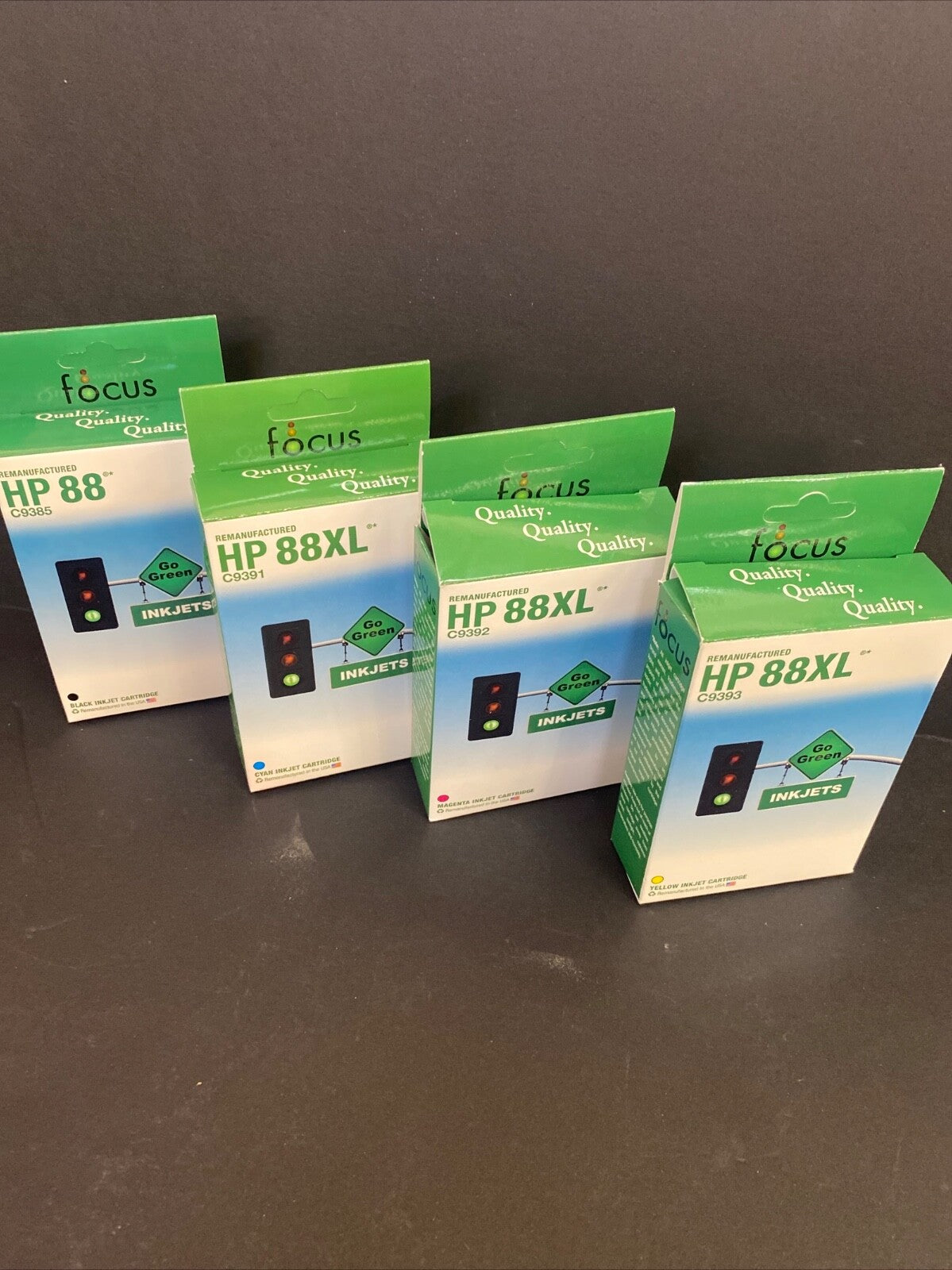 4 For Hp 88XL Printer Ink Yellow Black Magenta Cyan EXPIRED 2014