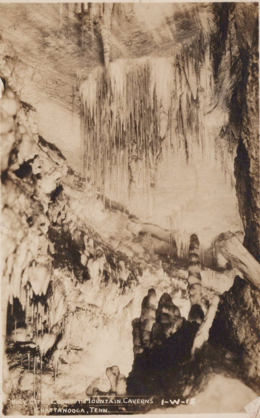 Real Photo Holy City Lookout Mountain Cave Chattanooga TN Tennessee Postcard