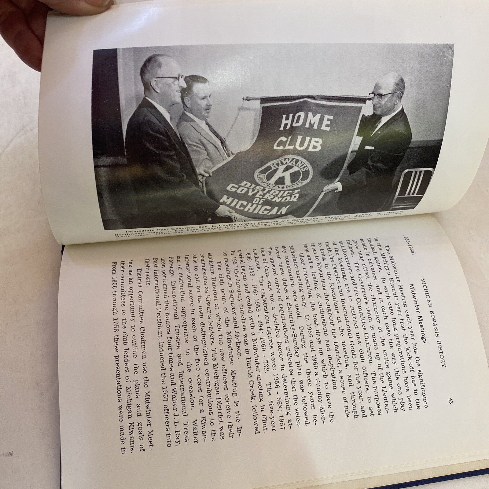 A History of Kiwanis in Michigan 1950-1960  (1964) by  Richard Wysong