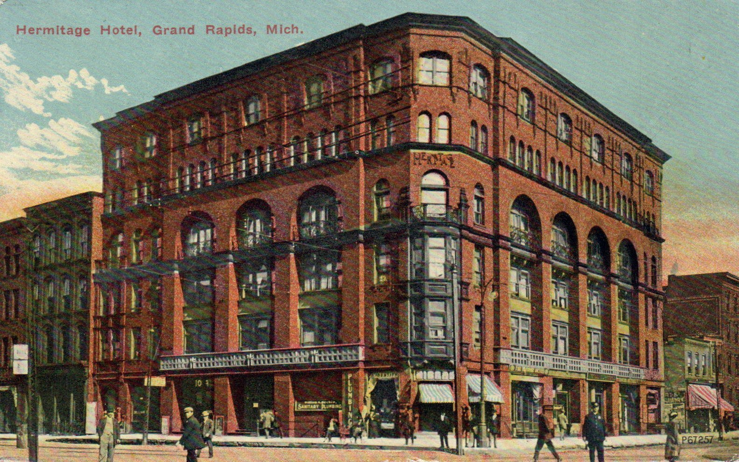 Hermitage Hotel, Grand Rapids, Michigan Postcard