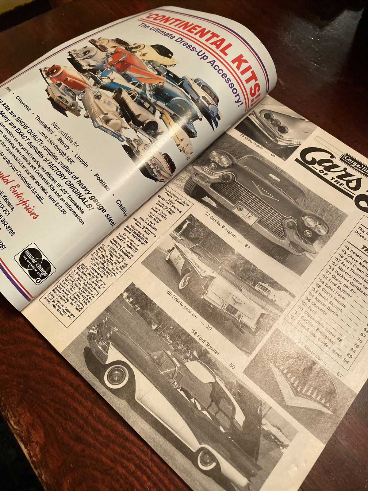 Car & Parts Magazine 1992 Cars Of The 50's Skylark Mercury DeSoto Thunderbird