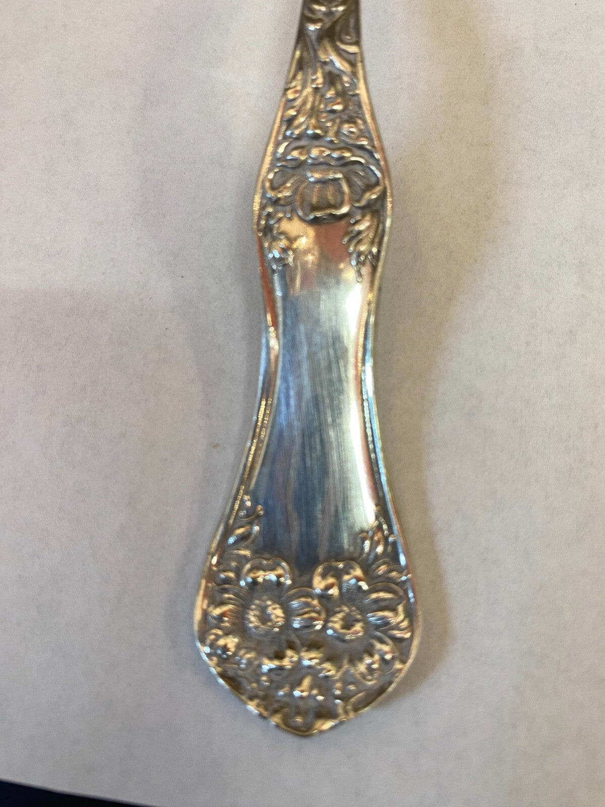 VINTAGE WM ROGERS & SON LARGE SILVER PLATE AA GRAVY LADLE   
