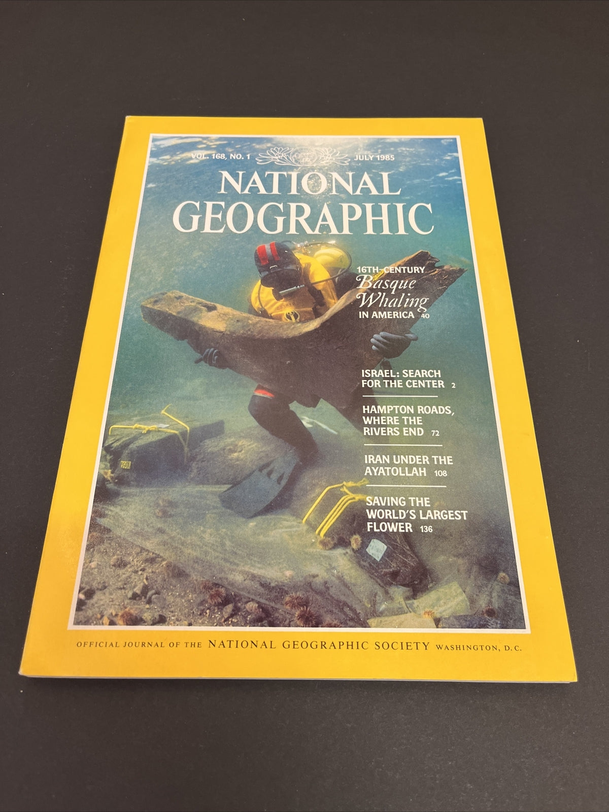 July 1985 National Geographic 16th Century Basque Whaling in America