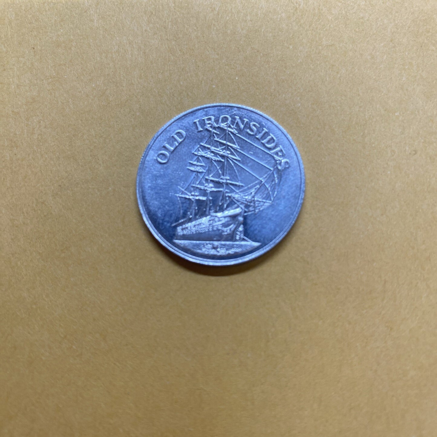 Vintage Old Ironside Sunoco Oil Commemorative Token Landmarks of America Line