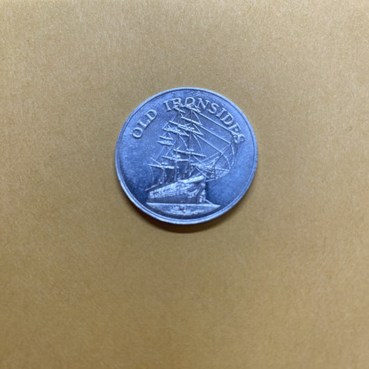 Vintage Old Ironside Sunoco Oil Commemorative Token Landmarks of America Line