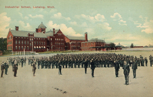 12574 Industrial School Lansing Michigan MI Postcard