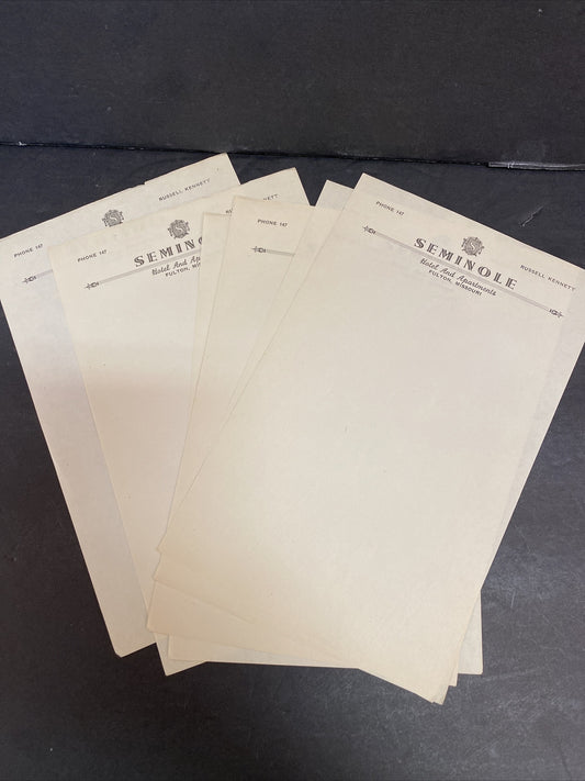 7 Vintage Stationary  Seminole Hotel Apartments Fulton MO Missouri