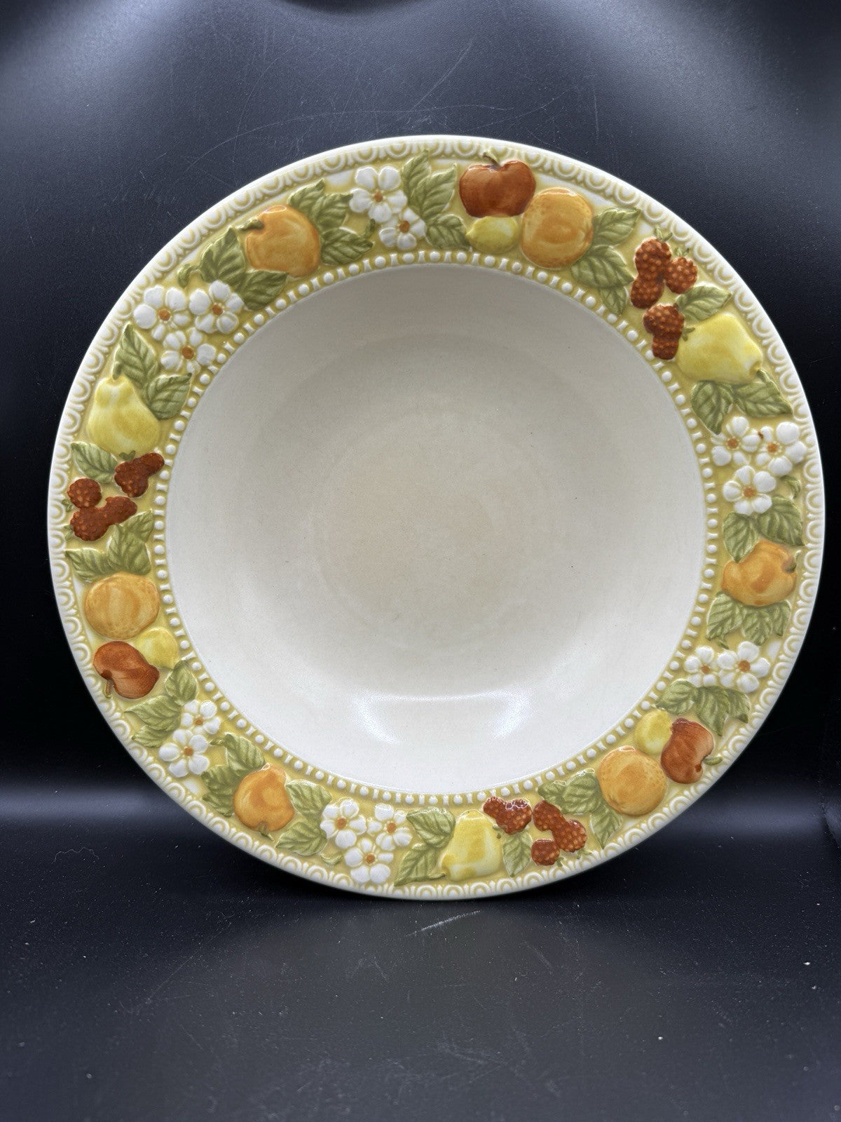 Vintage Della Robbia By Metlox Poppytrail Vernon Ware Serving Bowl