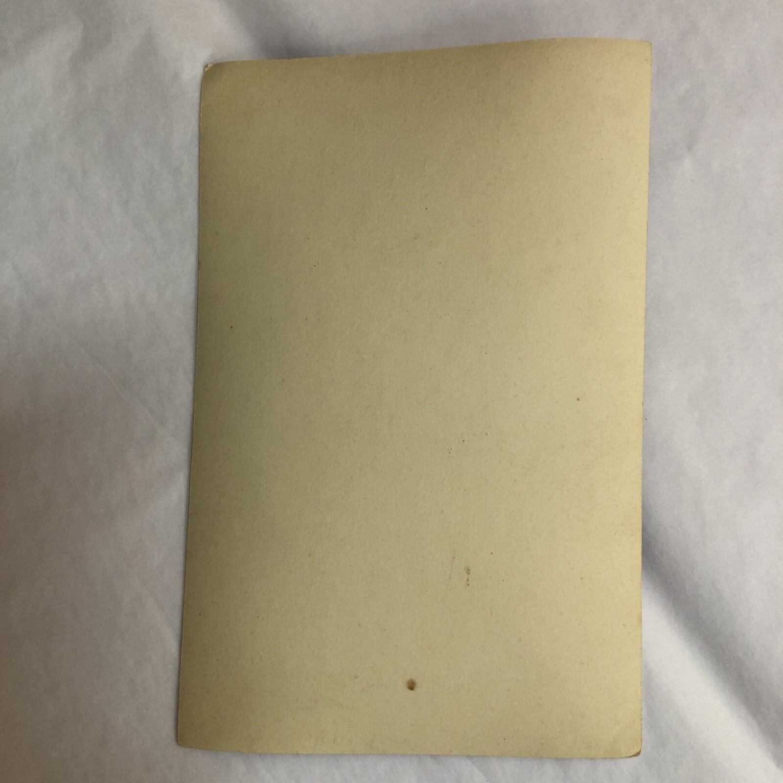 Real Photo 4" x 6" Baby with Necklace Sitting in Small Chair with Wheels