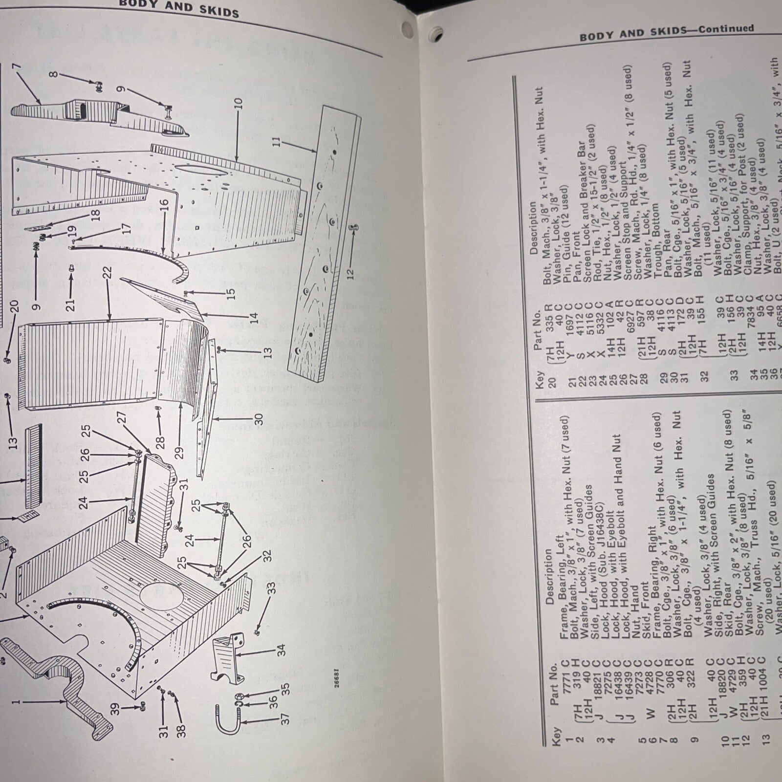 Vtg John Deere No. 14 Hammer Mill, OM-C3-752 Operator's Manual